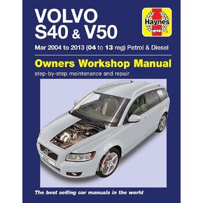 Haynes Volvo S40 & V50 Petrol & Diesel (Mar '04-'13) Repair Manual (Paperback)