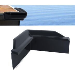 Black or White Dock Corner Bumper,Vinyl 90 Degree Corner Dock Bumper,9" L x 9" W x 5" H Dock Corner Guard-Corner Dock Fender for Marine Boat(1,2pack) in Kuwait