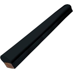 Dock Edge + 1022-B-F Piling/Post Bumper, 6', Black, PVC, 2x4 Mount,