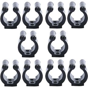 10 قطع من مشابك البلياردو للسنوكر، مشابك لقضيب الصيد ومشبك السنوكر وحامل عصا السنوكر مناسب لتخزين رفوف حمام السباحة (الحجم: L) in Kuwait