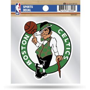 ملصق Rico Industries NBA للجنسين للبالغين بشعار NBA الأساسي 4x4