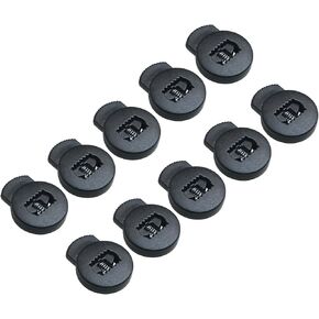10PCS Black Baseball Glove Locks Glove Lace Locks Break in Kit for Baseball Glove Strong Elasticity, Never Need Thying Knots Again for All Baseball and Softball Glove in Saudi Arabia