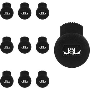 10pcs Baseball Glove Lace Locks, Black Lace Locks Gloves with Springs No Knot Required Strong Elasticity Plastic Cord Locks Baseball Glove Accessories Fits All Gloves