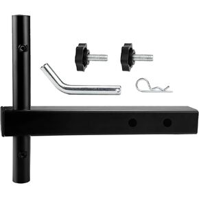 Hitch Mount Flagpole Holder, Denforste Flagpole Hitch Flag Pole with Anti-Wobble Screws, Flag Hitch Mount Universal for 2 inches Receiver, for Jeep, SUV, RV, Pickup, Truck, Camper, Trailer in Kuwait