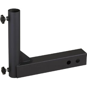 Universal Trailer Hitch Mount Flag Pole Holder,for Any Vehicle with 2" Hitch Receiver,Black