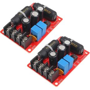 2pcs 200W Pure Bass Subwoofer Crossover Second-Order Crossover Frequency Distributor Divider 2 Way Speaker Audio Crossover Filter