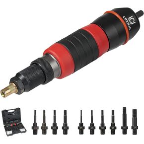 CLM310B برشام الجوز بندقية الحفر محول مرفق متري M4 M5 M6 M8 M10 SAE 8-32 10-24 10-32 1/4-20 صندوق تخزين متعرج التعبئة مع 50 برشام المكسرات in Kuwait