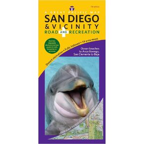 San Diego & Vicinity Road & Recreation Map, 7th Edition in Kuwait