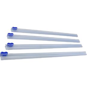 4pcs Plastic Wrap, Aluminum Foil and Wax Paper Dispenser Cutter 33cm Reusable Tin Foil & Cling Wrap & Parchment Paper Dispenser Cutter