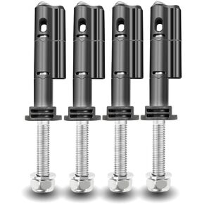 Stainless Mounting Pins Kit Fits for MaxTrax MKII Recovery Traction Boards, Upgrade Durable Anti-Theft Mount Pin Set Without Lock, 4 Packs