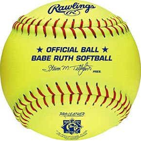 Rawlings Official Babe Ruth League Softball, 12 Count