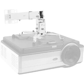 حامل جهاز عرض السقف القابل للتعديل من VIVO Universal، عرض قابل للتمديد، أبيض، MOUNT-VP06W in Kuwait