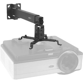 VIVO Universal Adjustable Wall Ceiling Projector Mount Bracket, Extendable Length Projection, Black, MOUNT-VP06B