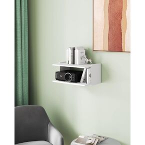Projector Shelf for Wall, Projector Wall Mount Shelf, Projector Mount Wall Floating, Projector Shelf for Wall Accessories, Projector Wall Mount Shelf, Projector Holder Stand Wall White in Kuwait