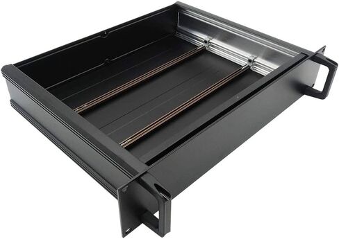 صندوق Cheval مصنوع من الألومنيوم بالكامل متعدد الأغراض مزود بحامل إلكتروني مقاس 19 بوصة، مبدد حراري من الألومنيوم 2U-D2 (حجم الخزانة: العرض 425 × الارتفاع 83.1 × 335 مم.) حزمة مسطحة مع زوج واحد من شريط تثبيت الألومنيوم. in Kuwait