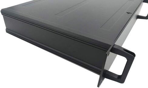 صندوق Cheval مصنوع من الألومنيوم بالكامل متعدد الأغراض مزود بحامل إلكتروني مقاس 19 بوصة، مبدد حراري من الألومنيوم 2U-D2 (حجم الخزانة: العرض 425 × الارتفاع 83.1 × 335 مم.) حزمة مسطحة مع زوج واحد من شريط تثبيت الألومنيوم. in Kuwait