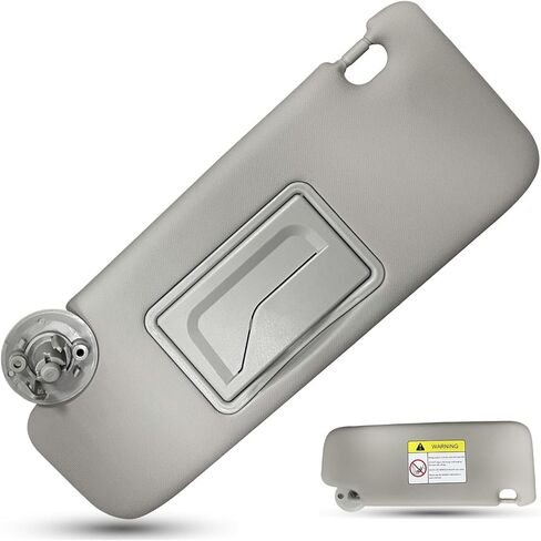 Sun Visor fits for Chevy Sonic 2012-2019 Spark 2013-2016 Left Driver Side and Right Passenger Sides Replaces P95327509 P95327507 Sunvisor（Gray in Saudi Arabia