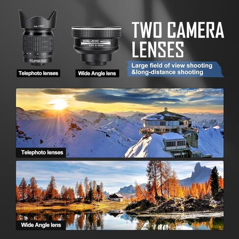 33MP DSLR Photography Camera Kit with Autofocus and 1080P HD - Ideal Vlogging Camera, Includes 24X Telephoto and 0.5X Wide Angle Lenses, Perfect for Beginners in Saudi Arabia
