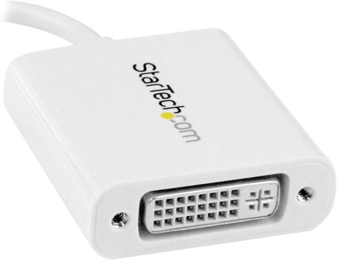 محول StarTech.com USB C إلى DVI - أسود - 1920x1200 - محول فيديو USB من النوع C لشاشة / شاشة / جهاز عرض DVI D - الإصدار المطور هو CDP2DVIEC (CDP2DVI) in Saudi Arabia