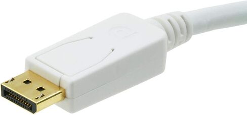Monoprice 10ft 28AWG DisplayPort to DVI Cable - White in Kuwait