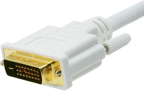 Monoprice 10ft 28AWG DisplayPort to DVI Cable - White in Kuwait