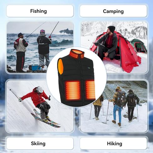 Warm Storm Heated Vest for Women Men with Battery Pack Outdoor in Saudi Arabia