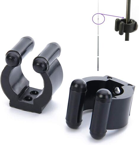 10 قطع من مشابك البلياردو للسنوكر، مشابك لقضيب الصيد ومشبك السنوكر وحامل عصا السنوكر مناسب لتخزين رفوف حمام السباحة (الحجم: L) in Kuwait