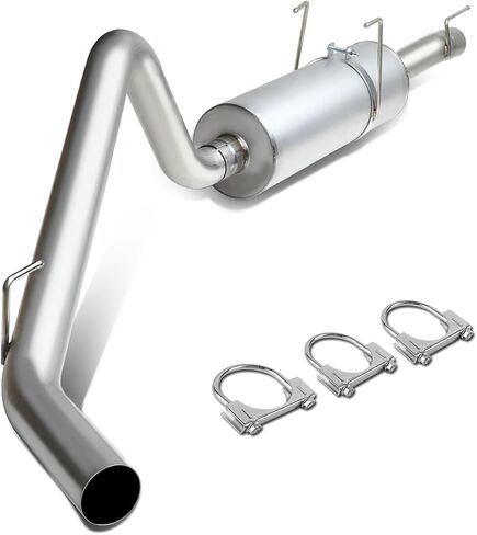 DNA MOTORING CBE-DR06-57L نظام عادم كاتم صوت مزدوج من الفولاذ المقاوم للصدأ بمحور خلفي [متوافق مع 06-08 دودج رام 5.7 لتر] in Saudi Arabia