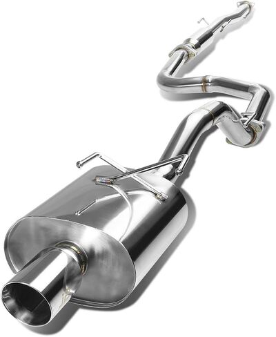 J2 Engineering J2-CBE-OS-053 Stainless Steel Cat Back Exhaust System [Compatible with 92-00 Honda Civic Coupe/Sedan 1.5L/ 1.6L l4] in Saudi Arabia