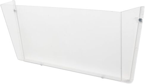 Deflecto Unbreakable DocuPocket، منظم ملفات الحائط، حجم الحروف، شفاف، جيب واحد، 14.5 بوصة × 3 بوصة × 6.5 بوصة (63201) in Saudi Arabia
