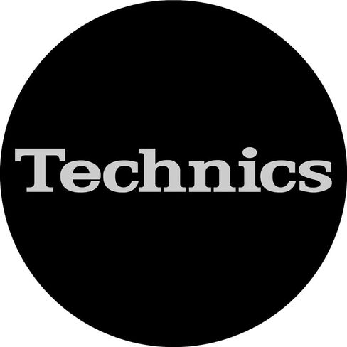 MAGMA Technics 60638 Simple T2 Logo Design Slipmat-أسود/فضي رمادي in Saudi Arabia