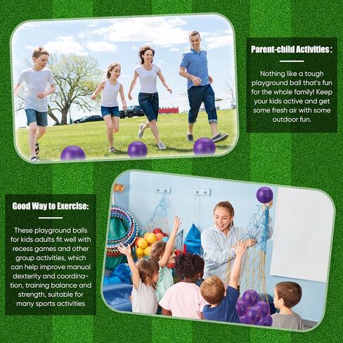 Sumind 12 جهاز كمبيوتر شخصى 10 بوصة ملعب الكرة نفخ Kickballs نطاط دودج بول للأطفال والكبار، كرة اليد مع مضخة الهواء و 2 أكياس الرباط شبكة لألعاب الكرة، صالة الألعاب الرياضية، في الهواء الطلق، المدرسة in Kuwait
