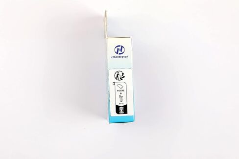 Hearprotek Swimming Ear Plugs, 2 Pairs Waterproof Reusable Silicone Ear Plugs for Swimmers Showering Bathing Surfing and Other Water Sports Adults Size in Kuwait