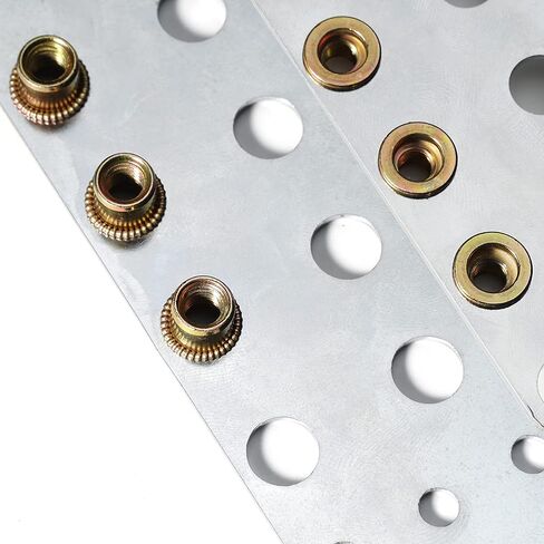 CLM310B برشام الجوز بندقية الحفر محول مرفق متري M4 M5 M6 M8 M10 SAE 8-32 10-24 10-32 1/4-20 صندوق تخزين متعرج التعبئة مع 50 برشام المكسرات in Kuwait