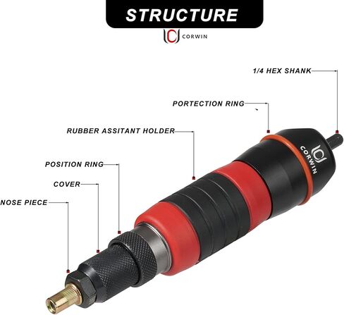 CLM310B برشام الجوز بندقية الحفر محول مرفق متري M4 M5 M6 M8 M10 SAE 8-32 10-24 10-32 1/4-20 صندوق تخزين متعرج التعبئة مع 50 برشام المكسرات in Kuwait