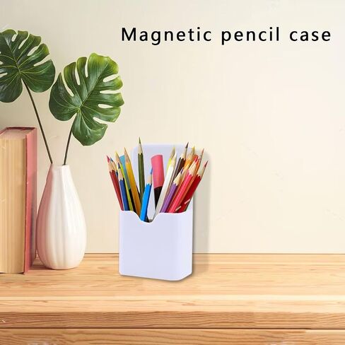 Magnetic Book Shelf, 2 Pack Magnetic Shelves for Whiteboard Classroom, Reusable Magnetic Acrylic Floating Shelves with a Magnetic Pen Container for Classroom Refrigerator in Saudi Arabia