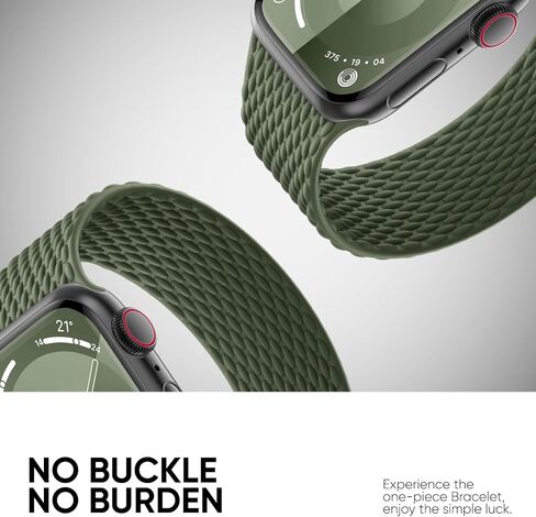 أربطة سيليكون منفردة متوافقة مع سوار ساعة أبل 38 مم 40 مم 41 مم 42 مم 44 مم 45 مم 49 مم للنساء والرجال، حزام رياضي من السيليكون المضفر متوافق مع سلسلة iWatch 9/8/7/6/5/4/3/2/1/SE/Ultra/ الترا 2 in Kuwait