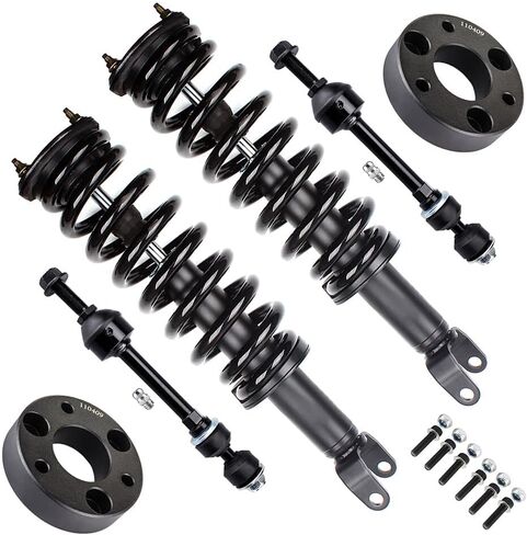 SCITOO 6-PC SET Suspension Kit for 2008 For Dodge Ram 1500-2 inch Leveling Lift Shock Absorber Front Sway Bar End Link in Saudi Arabia