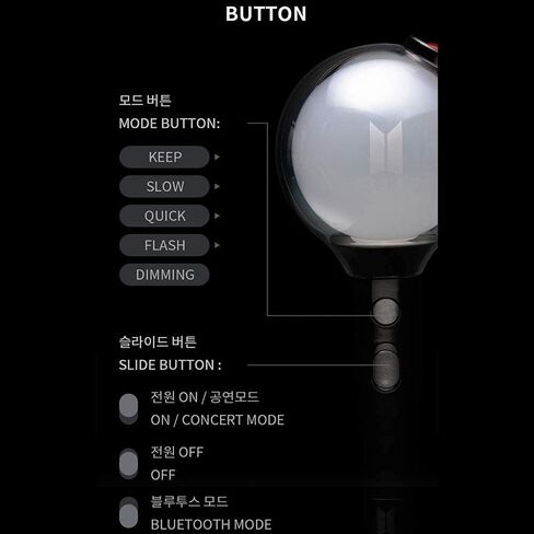 HYBE BTS Official Light Stick SE - MAP of The Soul (Incl.IDOLPARK Special BTS PhotocardS Set) in Saudi Arabia