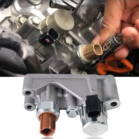 Engine Variable Timing Solenoid 918-056 Compatible with ACURA RDX/HONDA Accord Crosstour Odyssey Pilot 3.5L Solenoid Front Spool Valve Assembly, Replace# 15810-R70-A03 in Saudi Arabia