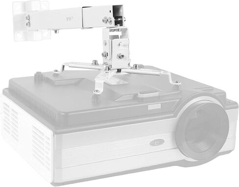 حامل جهاز عرض السقف القابل للتعديل من VIVO Universal، عرض قابل للتمديد، أبيض، MOUNT-VP06W in Kuwait