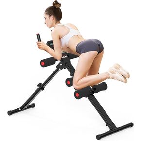RELIFE REBUILD YOUR LIFE AB Workout Machine Abdominal Trainer Foldable Ab Cruncher Strength Training Equipment for Home Gym 440 LBS