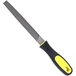 Metal Files 8'' Semi Round Hand Rasp File Set with Rubber Grip For Craft Carving Woodworking Tools Hand Cut Half-Round (Half-round File)