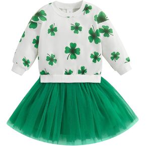 Toddler Kids Baby Girl Christmas Dress Long Sleeve Fuzzy Snowflake Sweater Patchwork Pleated Tulle Dress Winter Clothes
