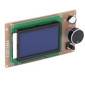 LCD Display Screen RAMPS1.4 Graphic Smart Display Controller Board Compatible with Anet A8 Plus 3D Printer Large Size Screen Knob Excellent PCB Material Wide Application