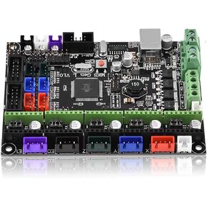 3D Printer GenL V1.0 Controller Board, Integrated Mainboard Motherboard Compatible with Ramps1.4, Supports TMC2100 8825 Driver, LCD2004 LCD12864 TFT28 TFT32