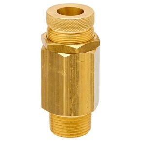 Control Devices - VR25-100 VR Series Brass Vacuum Relief Valve, 0-30" Hg Vacuum Range, 1/4" Male NPT
