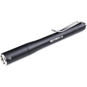 NEXTORCH K30 Pen Light, 850 Lumen Rechargeable Pocket Flashlight for Outdoor Use, Night Patrol, Vehicle Overhaul, ID Check, Power Outage Lighting, Camping Lighting, Professional Gift