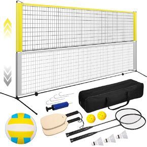 Badminton Pickleball Set with Net