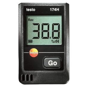 Testo 174H Temperature Monitor – Data Logger for Storage Temperatures – Temperature gauge for –30 to +70 Degrees Celsius